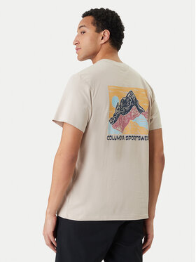 Columbia Columbia T-shirt CSC™ 2155021 Bež Regular Fit