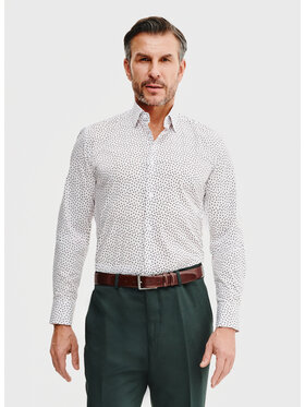Pako Lorente Pako Lorente Koszula P25SF-1X-045 Biały Slim Fit