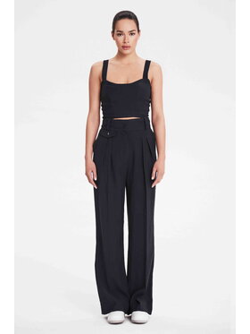 BENU BENU Top Top Granatowy Slim Fit