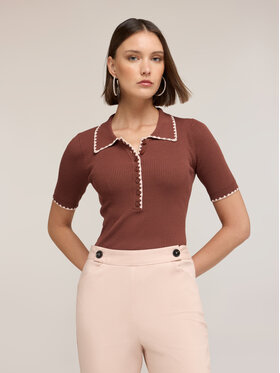 Motivi Motivi Maglione M208W103918N0V2 Marrone Slim Fit