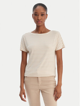 Marella Marella T-shirt Emme by Marella Fervida 2615971021 Bež Regular Fit