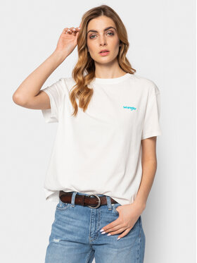 Wrangler Wrangler T-shirt Boyfriend Tee W7Q2GH737 112132081 Multicolore Relaxed Fit