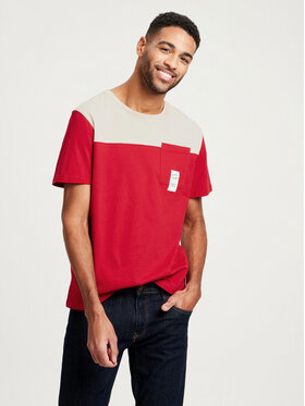 Cross Jeans Cross Jeans T-Shirt 15909-007 Czerwony Regular Fit