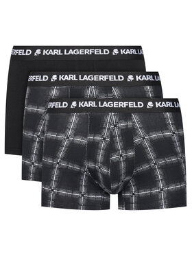 KARL LAGERFELD KARL LAGERFELD Набір з 3 пар боксерів A4M47002 Чорний