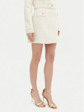 Guess Guess Mini sukňa W5RD63 WGW82 Béžová Regular Fit