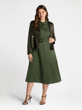 Fiorella Rubino Fiorella Rubino Vestito da giorno 7563T001581N035 Verde A-Line Fit
