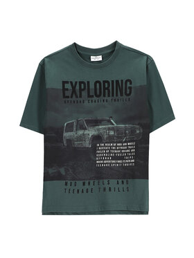 Coccodrillo Coccodrillo T-shirt WC5143206WBJ Verde Regular Fit