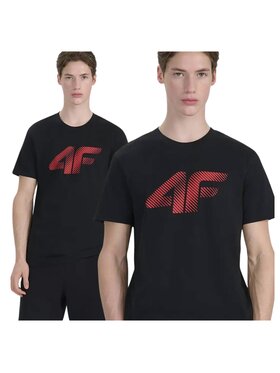 4F 4F T-shirt 4FWMM00TTSHM2257-020S Nero Regular Fit