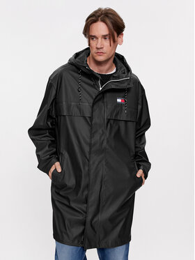 Tommy Jeans Tommy Jeans Geacă de ploaie Chicago DM0DM16582 Negru Regular Fit