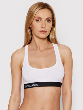 Americanos Americanos Soutien-gorge bralette Racer Blanc