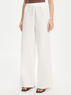 Mustang Mustang Pantaloni din material Tuscaloosa 1016583 Alb Wide Fit
