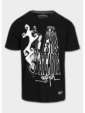 PITBULL PITBULL T-Shirt ESQUELETO Czarny Regular Fit