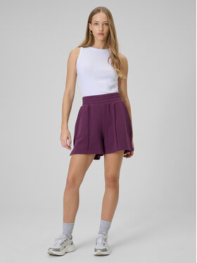 4F 4F Szorty sportowe SPORTS CLUB Bordowy Regular Fit