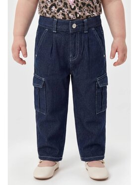 Guess Kids Guess Kids Spodnie materiałowe 183395 Niebieski Regular Fit