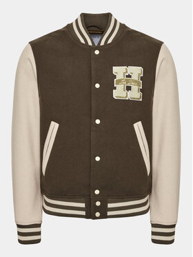 Les Deux Les Deux Bomber striukė Varsity LDM610070 Ruda Regular Fit