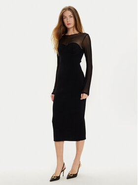 TWINSET TWINSET Rochie cocktail 242AT3040 Negru Slim Fit