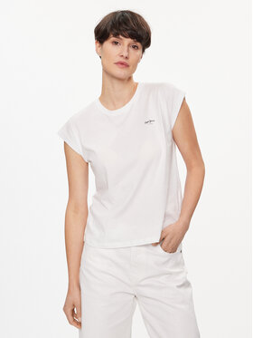 Pepe Jeans Pepe Jeans T-Shirt Lory PL505853 Bílá Regular Fit