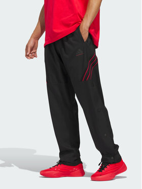 adidas adidas Spodnie materiałowe 151835 Czarny Loose Fit