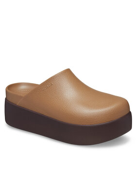 Crocs Natikače Dylan Platform Clog 209871 Smeđa