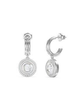 Guess Guess Kolczyki JUBE06210JW Srebrny