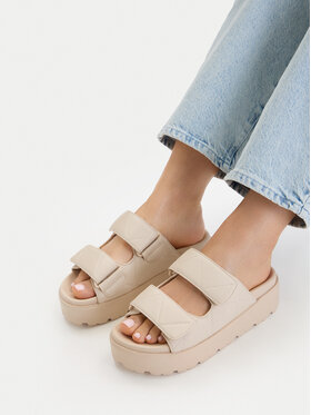 DeeZee DeeZee Şlapi CEO-R25SS09248 Écru