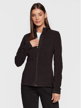 4F 4F Fleecejacke H4Z22-PLD350 Schwarz Regular Fit