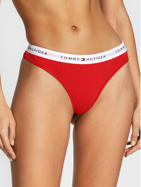 Tommy Hilfiger Tommy Hilfiger Stringi UW0UW03835 Czerwony