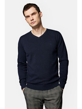 Lancerto Lancerto Sweter Lenny SW073223000034 Granatowy Regular Fit