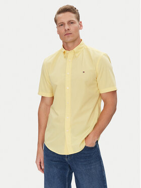 Tommy Hilfiger Tommy Hilfiger Cămașă MW0MW37584 Galben Regular Fit