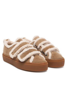 Inuikii Inuikii Снікерcи Shearling Low Velcro 1001.001.0231 Бежевий