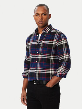Tommy Hilfiger Tommy Hilfiger Koszula Hero Flannel MW0MW44592 Granatowy Regular Fit