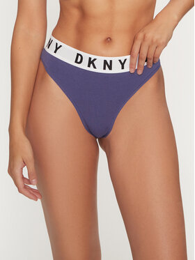 DKNY DKNY Kalhotky string DK4529 Modrá