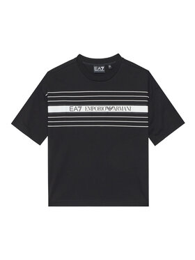 EA7 Emporio Armani EA7 Emporio Armani T-shirt 7B000069 AF10378 UC001 Crna Relaxed Fit