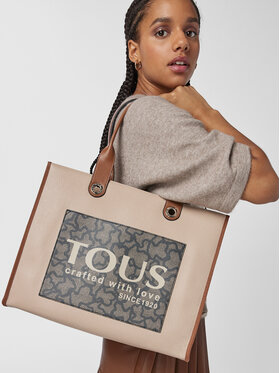 TOUS Ročna Torba Shopper Xl Amaya K Icon 2001660243 Bež