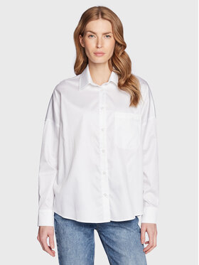 Guess Guess Marškiniai W3RH57 WAF10 Balta Regular Fit