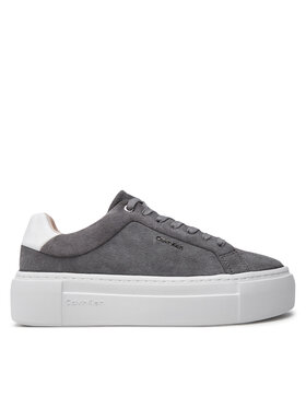 Calvin Klein Calvin Klein Tenisice Flatform Cup Lace Up W/Ml HW0HW02282 Siva