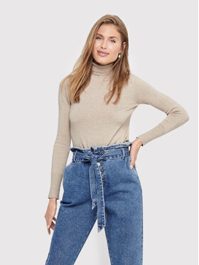 ONLY ONLY Rollkragenpullover Venice 15183772 Grau Regular Fit