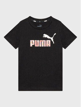 Puma Puma T-Shirt Bloom Logo 670311 Schwarz Regular Fit