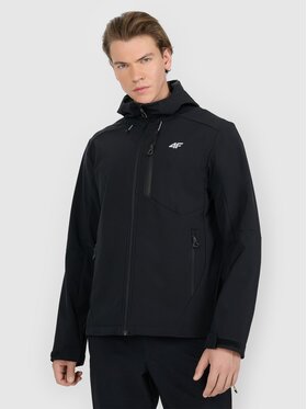 4F 4F Giacca softshell 4FRAW25TSOFM506-20S Nero Regular Fit