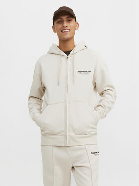 Jack&Jones Jack&Jones Mikina Vesterbro 12241691 Béžová Relaxed Fit