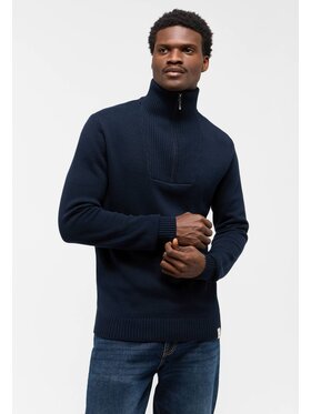 Mustang Mustang Sweter Eastvale Niebieski Regular Fit