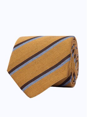 ELSNER ELSNER Kravata JEDWAB ŻAKARD A0011 Žlté zlato
