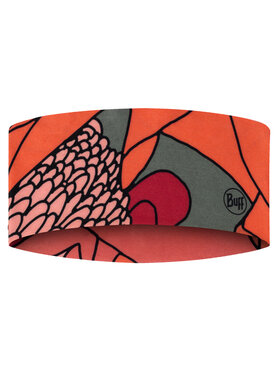 Buff Buff Frotka na głowę Buff CoolNet UV Wide Headband Pomarańczowy