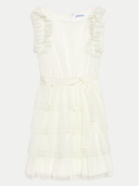 Mayoral Mayoral Rochie elegantă 6943 Écru Regular Fit