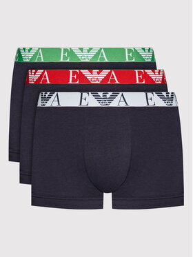 Emporio Armani Underwear Emporio Armani Underwear Komplet 3 par bokserek 111357 2F715 70435 Granatowy