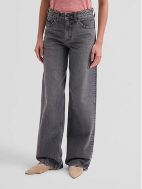 Lee Lee Jeansy RIDER LOOSE Szary Loose Fit