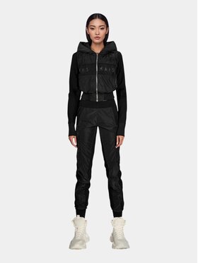 MADE BY SOCIETY MADE BY SOCIETY Spodnie materiałowe CARGO FIT - P27572 Czarny Basic Fit
