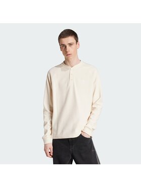 adidas adidas Longsleeve 151033 Biały Loose Fit