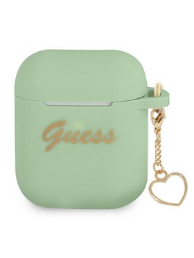 Guess Guess Etui na słuchawki AirPods Zielony