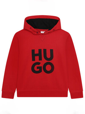 Hugo Hugo Bluza G25116 D Czerwony Regular Fit